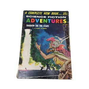 Science Fiction Adventures - April 1958 - Shadow on the Stars - Robert Silverber